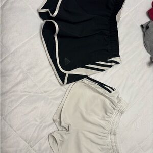 Adidas Women’s Black and White Shorts Set